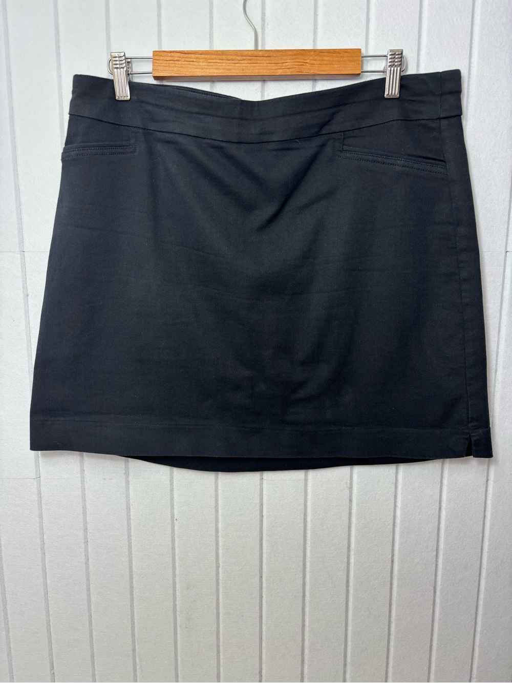 croft & barrow Black Mini Skirt / Skort Size‎ 14